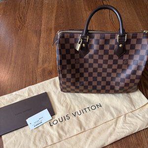 Like new Louis Vuitton Speedy 30 damier ebene w/ receipt